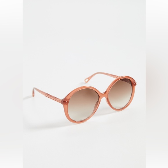 Chloe round “Billie” sunglasses, pink
